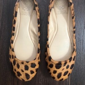 Leopard ballet flats